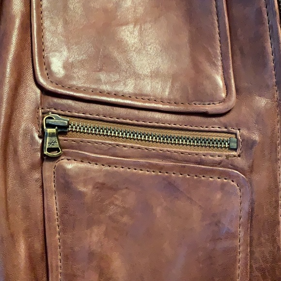 Brown (CED) Leather Jacket great for FALL!! - Picture 6 of 8
